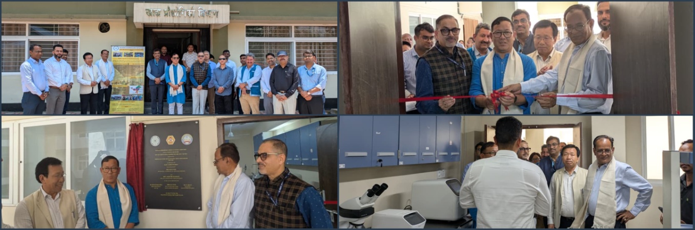 Inauguration of Honey Testing Labarotory at Rajiv Gandhi Univesity, Itanagar