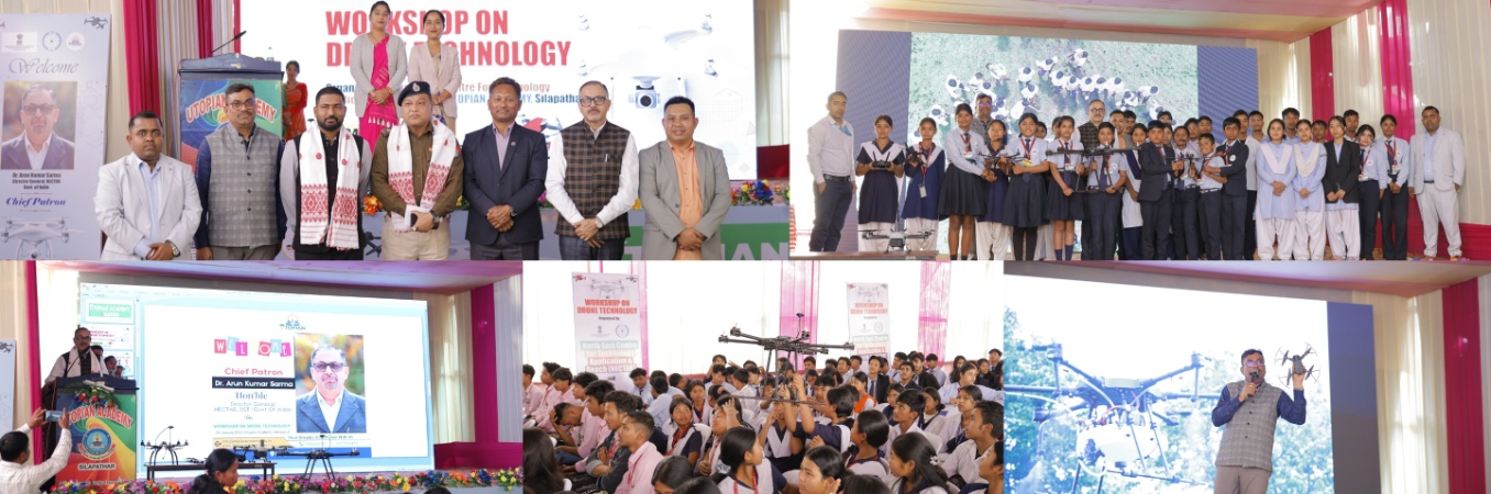 A workshop on Drone Technology and an Awareness Program organized at Silapathar in Dhemaji District of Assam in collaboration with UTOPIAN Academy