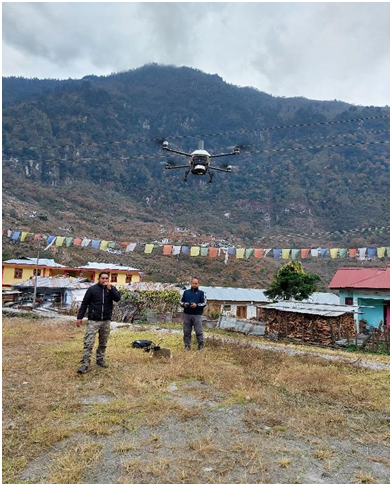 Drone Survey in Village