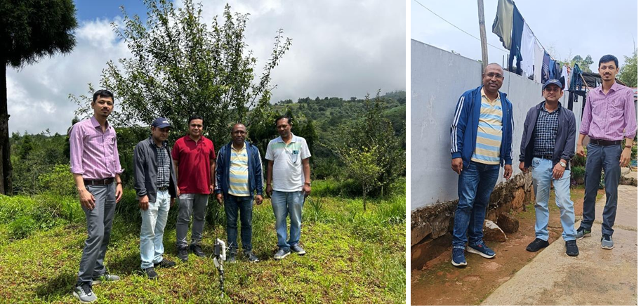 Site visit by committee