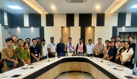 exposure visit by NECTAR for students and entrepreneurs of Central Institute of Horticulture, Nagaland