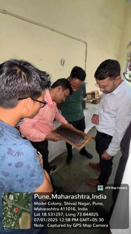 30 जून से 4 जुलाई 2025 तक सीबीआरटीआई, पुणे में वैज्ञानिक मधुमक्खी पालन पर एक पांच दिवसीय प्रशिक्षण कार्यक्रम आयोजित किया गया।